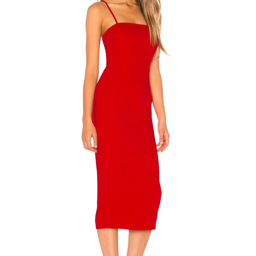 HOST PICK🔥REVOLVE Lace Up Back Midi - Picture 4 of 4